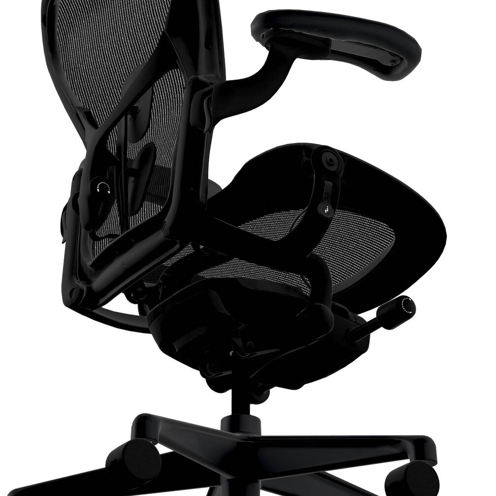 Herman Miller Aeron veľkosť B black edition