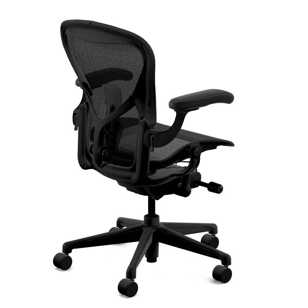 Herman Miller Aeron veľkosť B black edition
